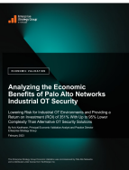 Analyzing the Economic Benefits of Palo Alto Networks Industrial OT Security