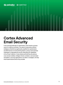 Cortex Advanced Email Security