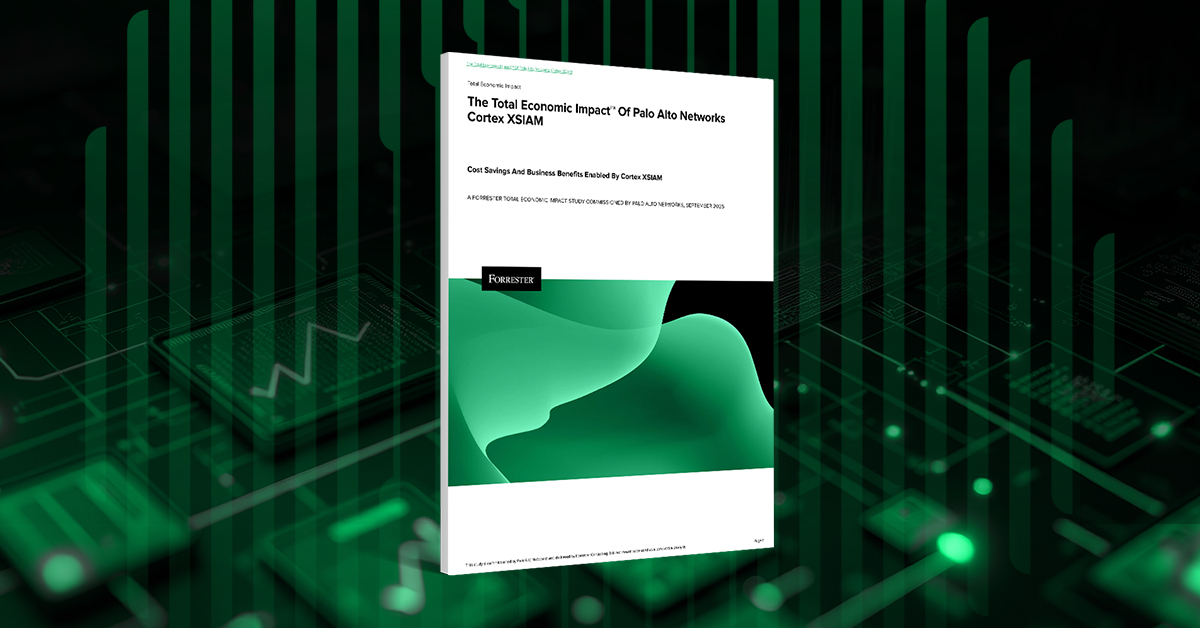 The Forrester Total Economic Impact™ of Cortex XSIAM