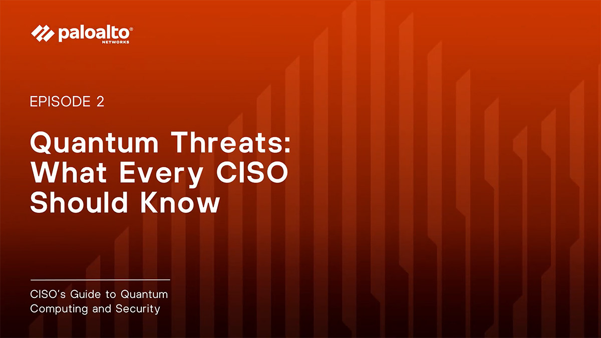 Thumbnail for the video title  A CISO's Guide to Quantum Security Episode 2