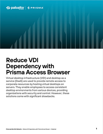 Reduce VDI Dependency with Prisma Browser
