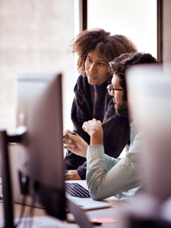 Man looking at phone
