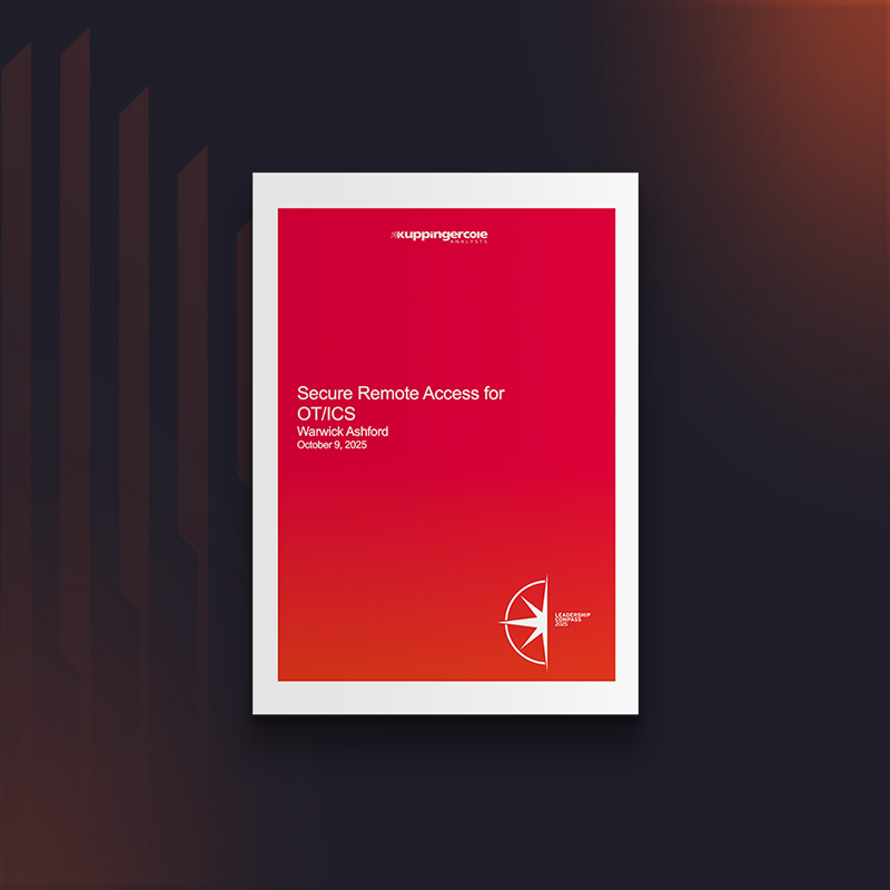 KuppingerCole Leadership Compass for OT-ICS Secure Remote Access